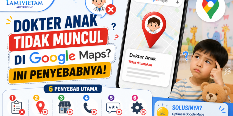 kategori google business profile yang tepat untuk dokter spesialis anak