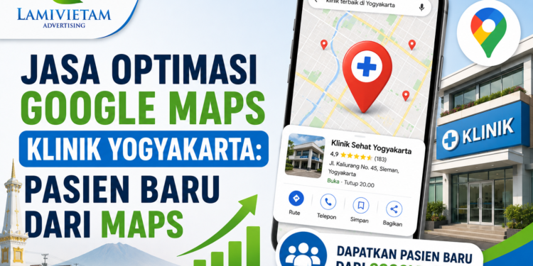 jasa optimasi google maps klinik di yogyakarta profesional