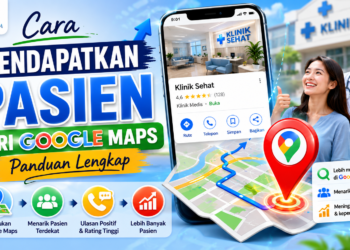 berapa lama klinik bisa dapat pasien dari google maps