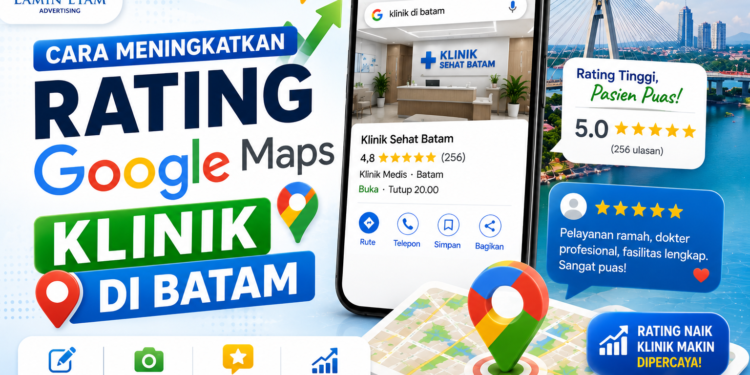cara meningkatkan rating google maps klinik di batam secara organik