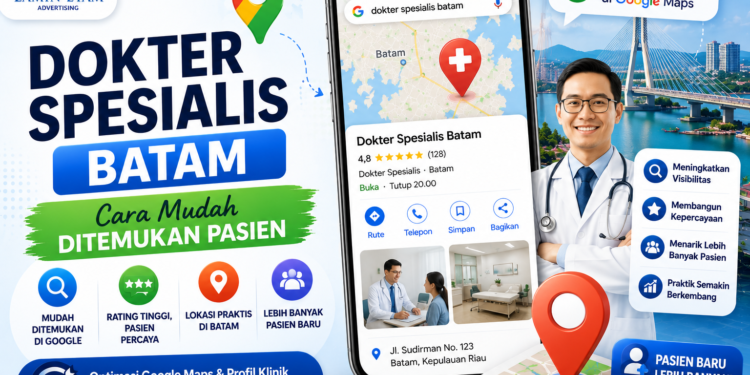 cara dokter spesialis di batam mudah ditemukan pasien lewat google maps
